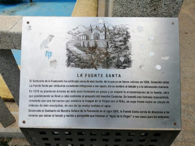 Denuncia el estado en el que se encuentra la fuente del Santuario de la Virgen de la Fuensanta - 4, Foto 4