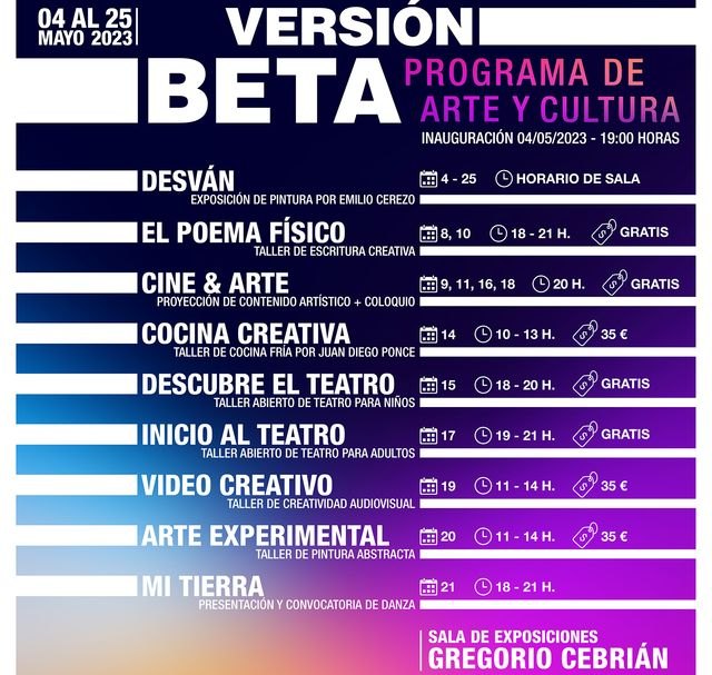 Versión Beta: Programa de arte y cultura en Totana, Foto 2