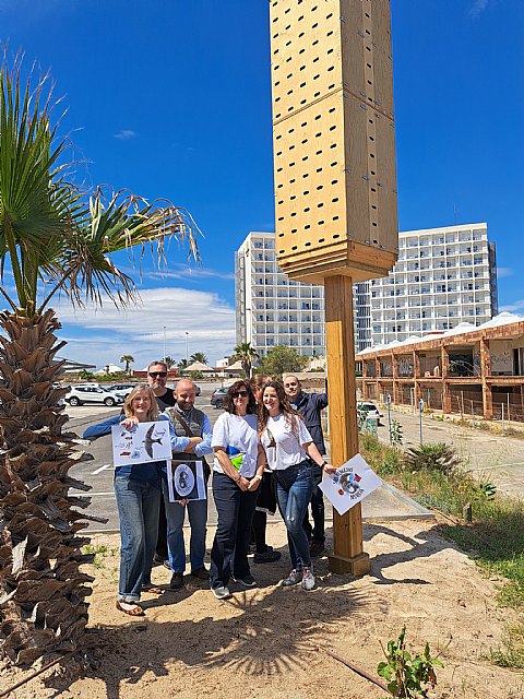Cuatro organizaciones celebran la implantación de torres para vencejos en La Manga - 1, Foto 1