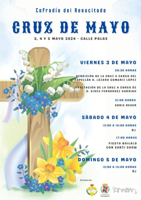 La Cruz de Mayo del Resucitado llenará la calle Palas - 1, Foto 1