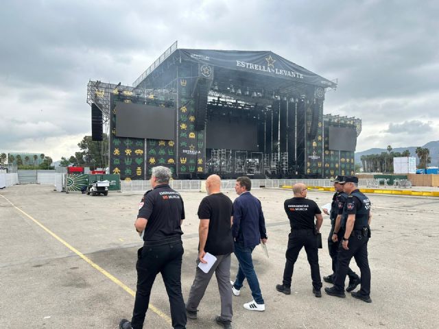 El Ayuntamiento de Murcia refuerza el dispositivo de seguridad y emergencias con motivo del festival Warm Up Estrella de Levante 2026 - 3, Foto 3