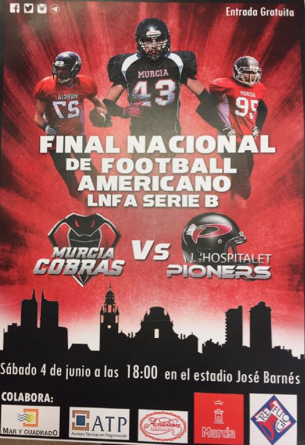Murcia y L´Hospitalet disputan la final de la Liga Nacional de Fútbol Americano el próximo sábado - 2, Foto 2
