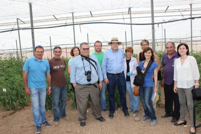 Una delegación de Asaja-Águilas visita las instalaciones del Imida - 1, Foto 1