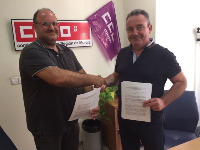 Adicae Murcia y CCOO Región de Murcia firman un convenio para orientar a los consumidores con cláusula suelo y gastos hipotecarios - 1, Foto 1