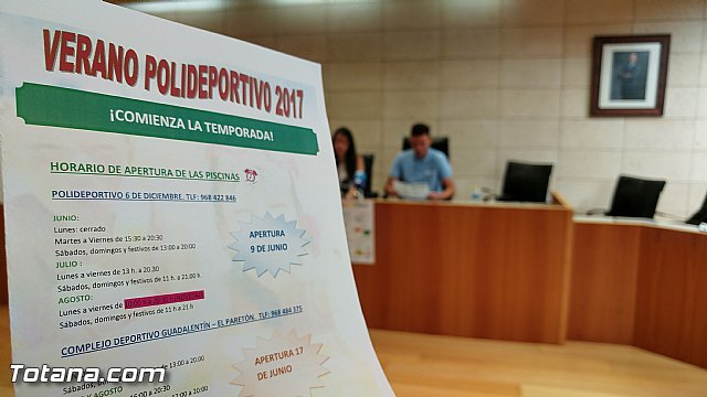 Se presenta el programa Verano Polideportivo´2017, Foto 1