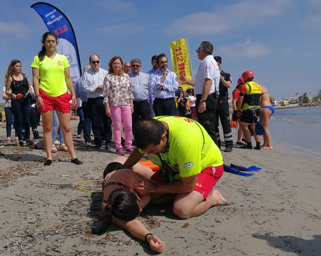El Plan Copla amplía los tramos de costa con vigilancia y los medios de salvamento en el Mar Menor - 2, Foto 2