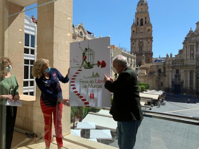 La catedral de Murcia y el clavel rojo serán la imagen de la III Feria del Libro - 3, Foto 3