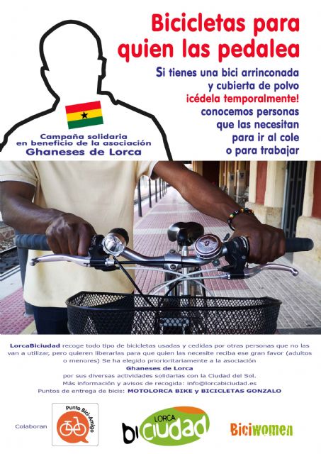 LorcaBiciudad invita a donar bicicletas en Lorca para quien las necesita - 1, Foto 1