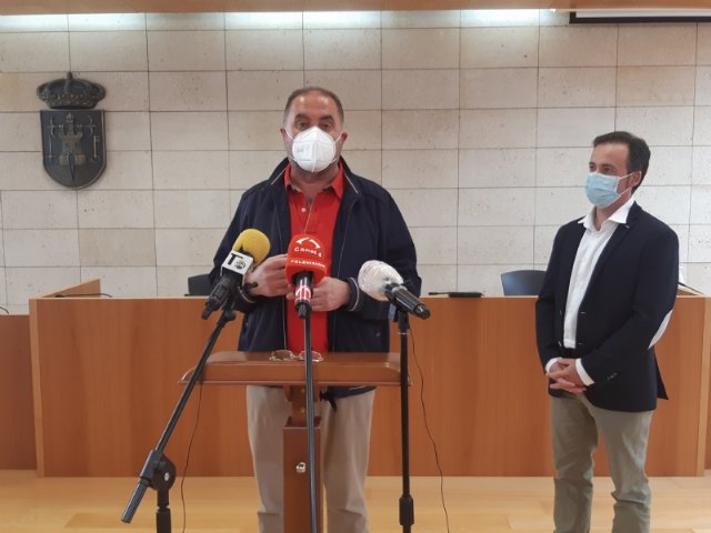 Las obras de abastecimiento de agua potable del ramal de Aledo finalizarán a principios del próximo año 2022, Foto 1