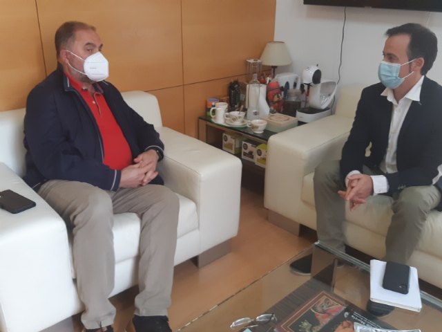 Las obras de abastecimiento de agua potable del ramal de Aledo finalizarán a principios del próximo año 2022, Foto 2