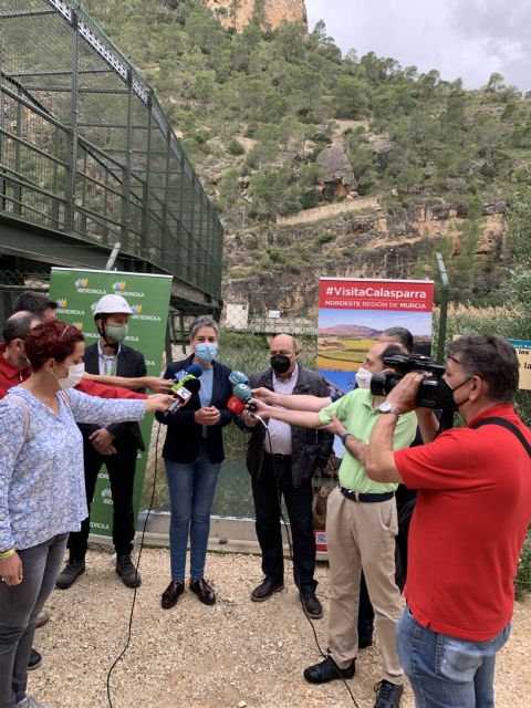Hoy se ha inaugurado la nueva pasarela de la presa de La Mulata, en el cañón de Almadenes - 3, Foto 3