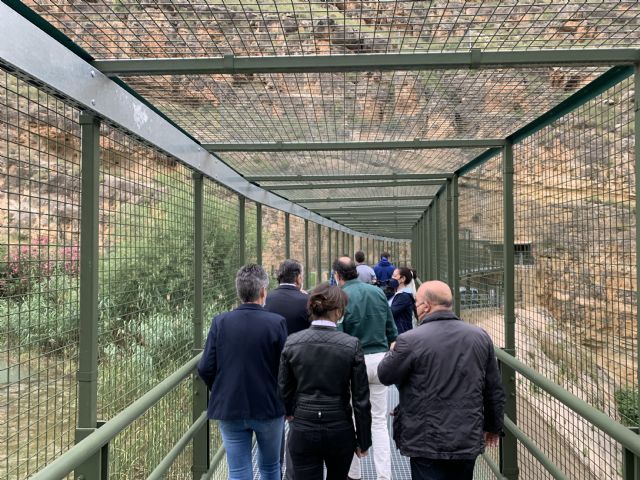 Hoy se ha inaugurado la nueva pasarela de la presa de La Mulata, en el cañón de Almadenes - 4, Foto 4