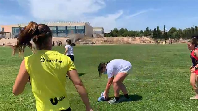 Medio centenar de participantes en la jornada Mujeres en rugby celebrada en el campo municipal de césped - 4, Foto 4