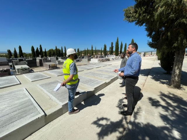 Visita a las obras de ampliación en el Cementerio Municipal de Calasparra - 3, Foto 3