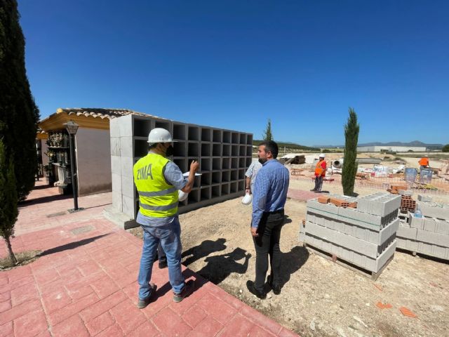 Visita a las obras de ampliación en el Cementerio Municipal de Calasparra - 4, Foto 4