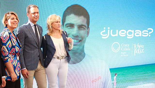 La Comunidad lanza la campaña turística de Costa Cálida con Carlos Alcaraz como protagonista y una inversión récord de 1,5 millones - 1, Foto 1
