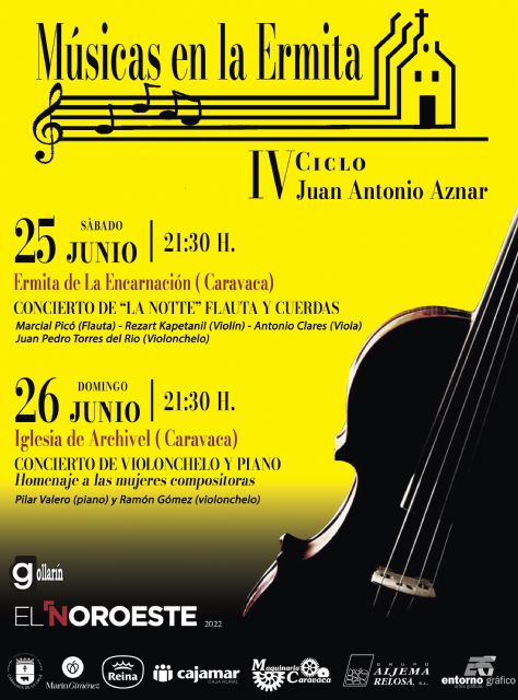 El ciclo Músicas en la Ermita lleva este mes de junio conciertos a las pedanías de La Encarnación y Archivel - 4, Foto 4