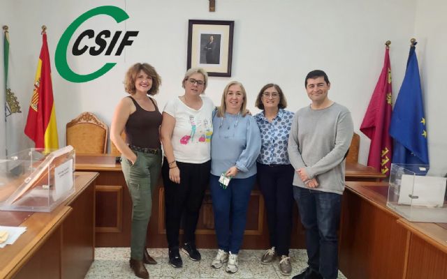 CSIF consigue representación en la mesa de negociación del Ayuntamiento de Abarán para defender al personal laboral - 1, Foto 1