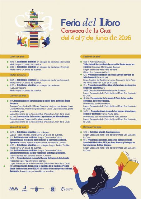 La Feria del Libro de Caravaca abre sus puertas este jueves con cuatro días de actividades, encuentros literarios y firmas de autores - 3, Foto 3