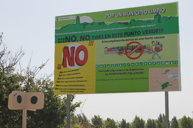 Carteles para informar de cómo mantener limpios los puntos verdes - 1, Foto 1