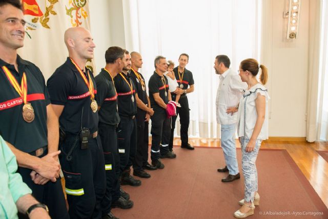 El Ayuntamiento de Cartagena celebra los éxitos de Bomberos y  Policías en los VI Juegos Europeos - 3, Foto 3