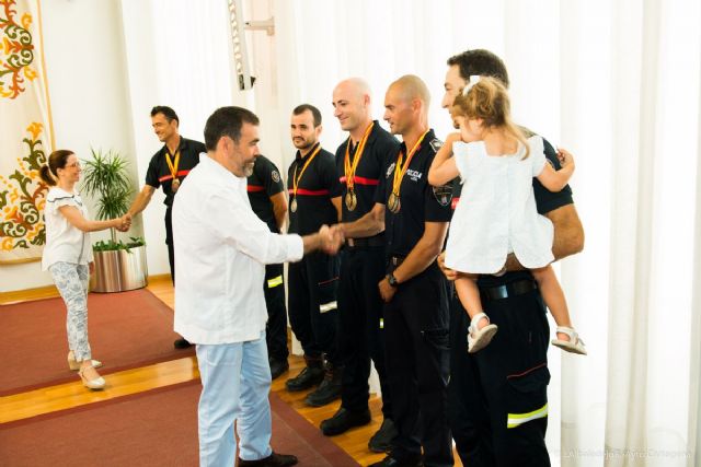 El Ayuntamiento de Cartagena celebra los éxitos de Bomberos y  Policías en los VI Juegos Europeos - 4, Foto 4