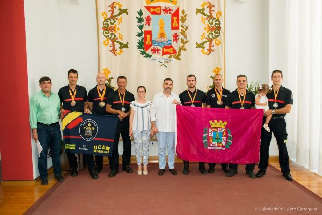 El Ayuntamiento de Cartagena celebra los éxitos de Bomberos y  Policías en los VI Juegos Europeos - 5, Foto 5