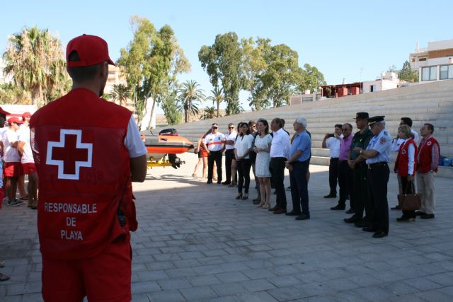 El Plan de Cobertura de Playas 2017 se inicia en Águilas - 1, Foto 1