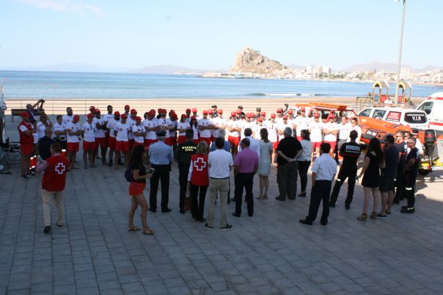 El Plan de Cobertura de Playas 2017 se inicia en Águilas - 2, Foto 2