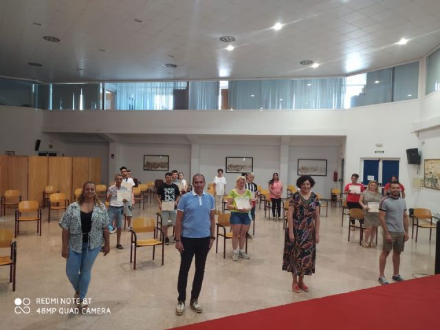 14 alumnos del Plan de Desarrollo Gitano se forman en jardinería y floristería con la colaboración del Ayuntamiento de Puerto Lumbreras - 1, Foto 1