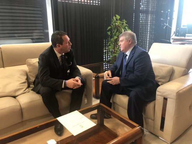 Reunión del alcalde de Mula con el Delegado del Gobierno de la Región de Murcia - 1, Foto 1