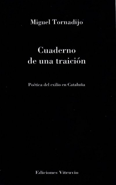 Ediciones Vitruvio publica la primera poética del exilio en Cataluña - 1, Foto 1