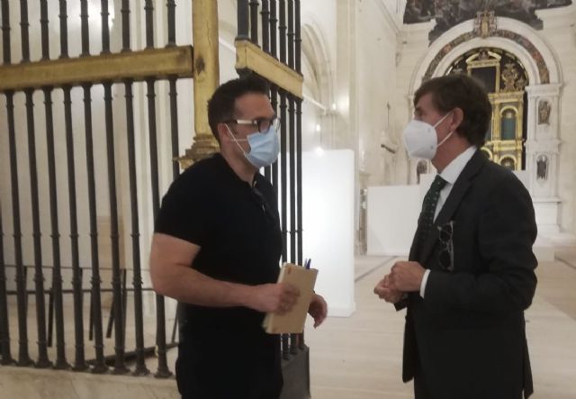 El profesor y crítico Juan Francisco Rueda comienza el trabajo de la exposición del programa 'visualizARTE' para artistas - 1, Foto 1