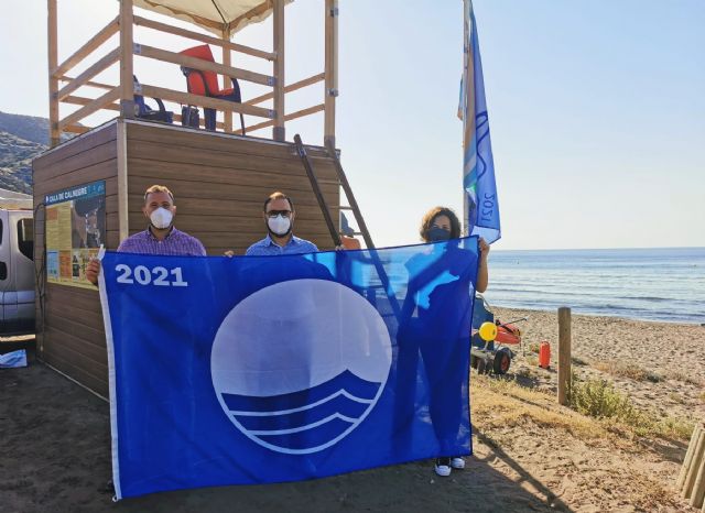 En las playas de Lorca luce nuevamente la Bandera Azul este verano por su calidad y los servicios que ofrecen - 2, Foto 2