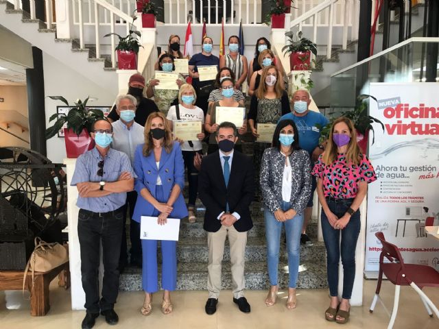 Quince desempleados de Lorquí mejoran sus opciones de empleo formándose en albañilería con el SEF - 1, Foto 1