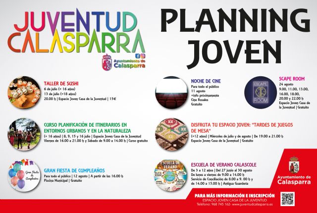 La concejalía de juventud presenta su Planning de Actividades para el periodo estival - 2, Foto 2