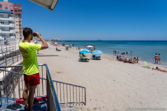Los 26 puestos de salvamento en playa de la costa cartagenera ya están a pleno rendimiento - 1, Foto 1