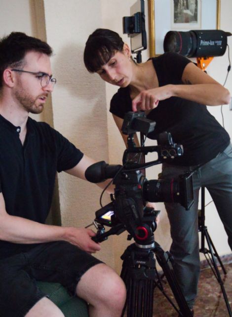 Las directoras ganadoras del certamen Nuevas Cineastas de la UMU finalizan el rodaje de sus cortometrajes - 1, Foto 1