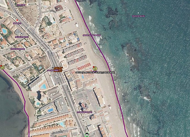 Rescatan a dos personas en la playa Galúa, Cartagena - 1, Foto 1