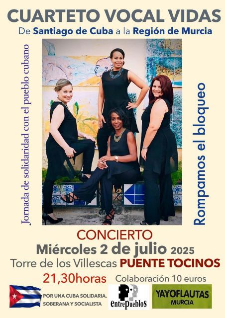 Concierto del Cuarteto Vocal Vidas desde Santiago de Cuba - 1, Foto 1