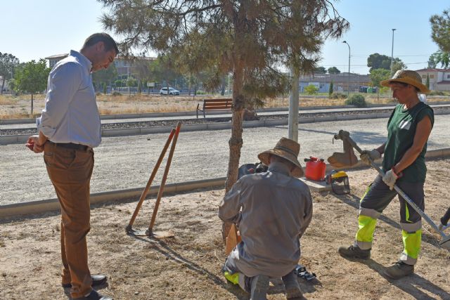 Un programa experiencial de jardinería desarrolla sus trabajos en el Parque de la Antena - 5, Foto 5