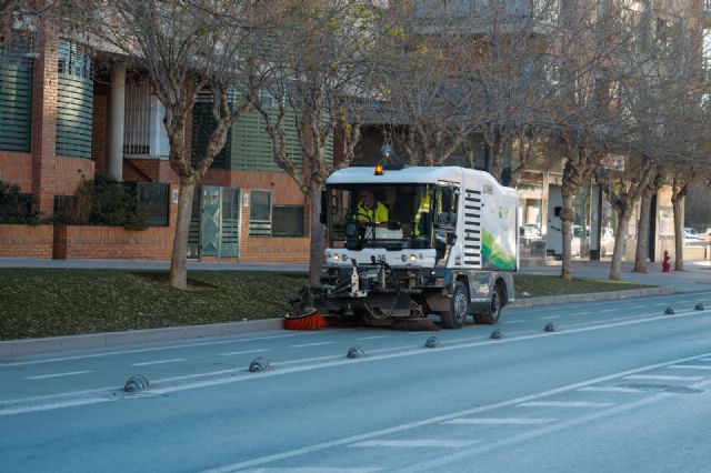 El dispositivo de limpieza viaria en Lorca supera las 1.850 horas de trabajo en la última semana, prestando un servicio ininterrumpido de lunes a viernes - 3, Foto 3