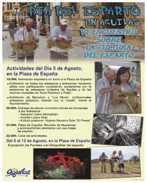El próximo día 5 Águilas celebrará el Día del Esparto - 1, Foto 1