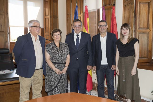 El rector de la Universidad de Murcia recibe la visita del delegado del Gobierno en Murcia - 2, Foto 2
