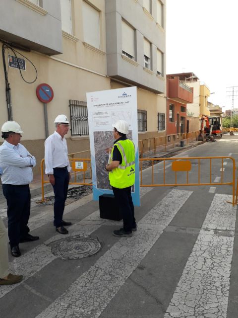 Aguas de Murcia renueva la red de abastecimiento de tres calles de Espinardo - 1, Foto 1