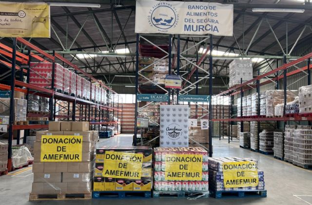 Las empresas familiares murcianas donan 3.000 kilos de productos de primera necesidad al Banco de Alimentos - 1, Foto 1