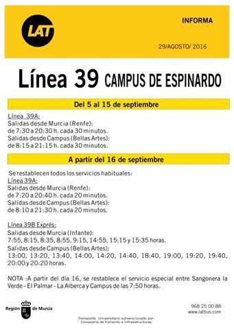 Autobuses LAT reanuda el horario de invierno de sus líneas - 2, Foto 2