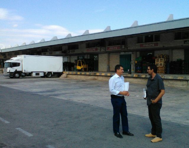 Ahora Murcia recibe el compromiso de mercaMurcia de que tendrá solucionado el problema de los vertidos del matadero en 1 mes - 1, Foto 1