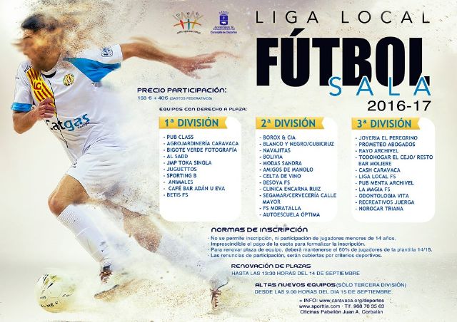 La Concejalía de Deportes reunirá a más de 500 aficionados al fútbol sala en la próxima Liga Local - 2, Foto 2