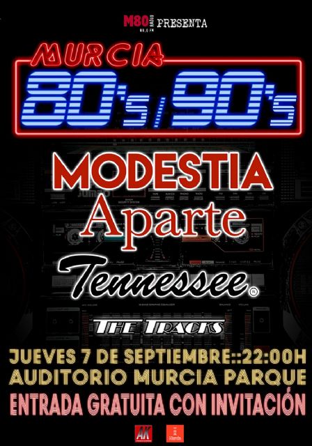La música de las décadas prodigiosas llega a Murcia Parque con M80 Radio, Foto 1